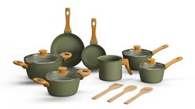 Jogo de Panelas de Indução com Revestimento Cerâmico Antiaderente Style Cook Mimo Style 10 peças