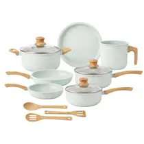 Jogo de Panelas de Indução com Revestimento Cerâmico Antiaderente Tuut Ecoglide 10 Peças