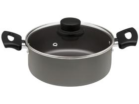 Jogo de Panelas Eirilar Antiaderente de Alumínio Grafite 12 Peças Facility