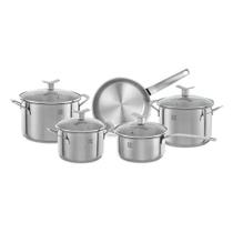 Jogo de Panelas Electrolux Inox 5 Peças Design Fundo Triplo Cor:Inox Jogo de Panelas Electrolux Inox 5 Peças Design Fundo Triplo Cor:Inox