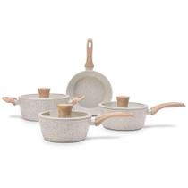 Jogo De Panelas Em Alumínio Com Revestimento Cerâmico Indução Sirius Com 4 Peças Brinox