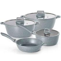 Jogo de panelas em alumínio Moda do chef 04 peças