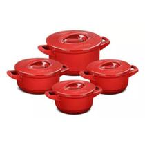 Jogo De Panelas Em Cerâmica Duo+ Com 4 Peças Ceraflame Pomodoro Jogo De Panelas Em Cerâmica Duo+ Com 4 Peças Ceraflame Pomodoro
