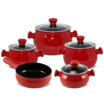 Jogo De Panelas Em Cerâmica Premiere Joy Com 5 Peças Ceraflame Pomodoro Jogo De Panelas Em Cerâmica Premiere Joy Com 5 Peças Ceraflame Pomodoro