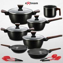 Jogo De Panelas Extream Black Sampa 11 Peças Revest Ceramico Jogo De Panelas Extream Black Sampa 11 Peças Revest Ceramico