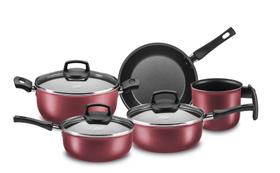 Jogo De Panelas Frigideira Antiaderente Safira Mta 5 Peças