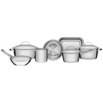 Jogo De Panelas Fundo Triplo Tramontina Allegra 65650170 Inox Jogo De Panelas Fundo Triplo Tramontina Allegra 65650170 Inox