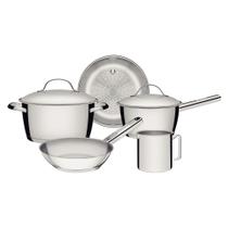 Jogo de Panelas Fundo Triplo Tramontina Allegra 65660280 Inox