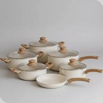 Jogo de Panelas Hauskraft Cairo 5 Peças Indução e Fácil Limpeza