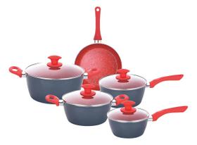 Jogo De Panelas Indução 5 Peças Ceramic Onix Class Home Jogo De Panelas Indução 5 Peças Ceramic Onix Class Home