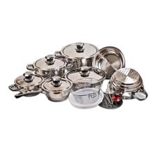 Jogo De Panelas Inox 19 Peças Songhe Tools