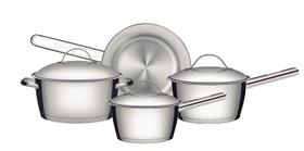 Jogo de Panelas Inox Allegra 4 Peças Tramontina - 65650/270