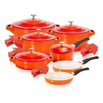 Jogo de panelas le cook 7 peças cerâmica Indução