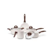 Jogo De Panelas Life 5 Peças Ceramic Vanilla Brinox Vanilla Jogo De Panelas Life 5 Peças Ceramic Vanilla Brinox Vanilla