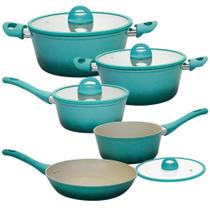 Jogo de panelas miami 5 peças cerâmica de alta qualidade Jogo de panelas miami 5 peças cerâmica de alta qualidade