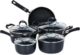 Jogo de Panelas Monaco Preto 5 peças Tramontina - 20899/050 Jogo de Panelas Monaco Preto 5 peças Tramontina - 20899/050