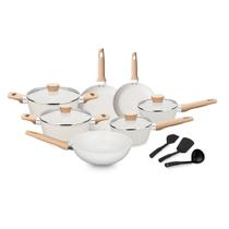 Jogo de Panelas MTA Carmela 10 Peças com Tampa de Vidro