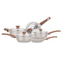 Jogo de Panelas MTA Ceramica Black 5 Peças Tampa de Vidro Jogo de Panelas MTA Ceramica Black 5 Peças Tampa de Vidro