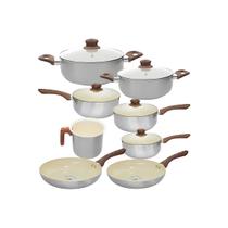 Jogo de Panelas New York 8 Peças Casambiente Jogo de Panelas New York 8 Peças Casambiente