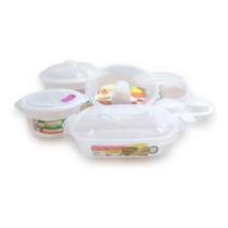 Jogo de Panelas Para Microondas 6 pçs Nitron BPA Free modern