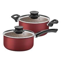 Jogo de Panelas Paris 2 Peças Alumínio Antiaderente PATV2 e PATV4 - Tramontina Jogo de Panelas Paris 2 Peças Alumínio Antiaderente PATV2 e PATV4 - Tramontina