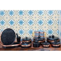 Jogo de Panelas Pedra Sabão Premium Exclusivo 11 peças