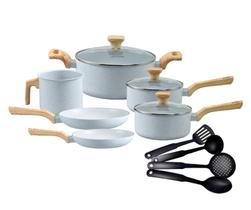 Jogo De Panelas Pratic Cook Grafite Indução Mimo Style Cerâmica 10 Peças