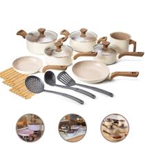 Jogo de Panelas Premium 13 Peças 2mm Revestimento Cerâmico Antiaderente Indução Jogo de Panelas Premium 13 Peças 2mm Revestimento Cerâmico Antiaderente Indução