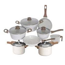 Jogo de Panelas Revestimento Cerâmico 8 peças com Panelas de Pressão MImo Style Jogo de Panelas Revestimento Cerâmico 8 peças com Panelas de Pressão MImo Style