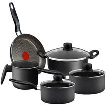 Jogo de Panelas Rochedo 5 Peças Robusta Grafite com Revestimento Antiaderente Jogo de Panelas Rochedo 5 Peças Robusta Grafite com Revestimento Antiaderente