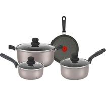Jogo de Panelas Rochedo Imusa Talent Revestimento Antiaderente 4 Peças Cinza Jogo de Panelas Rochedo Imusa Talent Revestimento Antiaderente 4 Peças Cinza