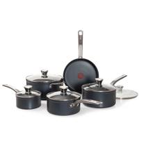 Jogo de Panelas Rochedo Platinum Revestimento Ceramico Indução Tefal 5 Peças Azul