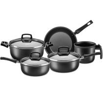 Jogo de Panelas Safira Smart MTA 5 Peças Grafite Jogo de Panelas Safira Smart MTA 5 Peças Grafite