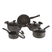 Jogo de Panelas Soft Touch Hercules Antiaderente 5 Peças Marrom PA300-5PMA