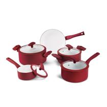 Jogo de Panelas Soft Touch Hercules Antiaderente 5 Peças Jogo de Panelas Soft Touch Hercules Antiaderente 5 Peças