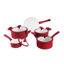 Jogo de Panelas Soft Touch Hercules Antiaderente 5 Peças Jogo de Panelas Soft Touch Hercules Antiaderente 5 Peças
