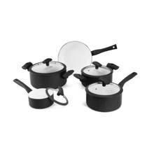 Jogo de Panelas Soft Touch Hercules Antiaderente 5Pcs Preta PA30000-5PPR Jogo de Panelas Soft Touch Hercules Antiaderente 5Pcs Preta PA30000-5PPR