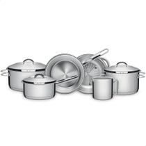 Jogo de Panelas Solar 6 Pçs Inox Fundo Triplo Tramontina Jogo de Panelas Solar 6 Pçs Inox Fundo Triplo Tramontina