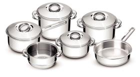 Jogo De Panelas Solar Tramontina Aço Inox 06 Peças Jogo De Panelas Solar Tramontina Aço Inox 06 Peças