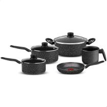 Jogo de Panelas Stone Pro 5 Peças Rochedo Jogo de Panelas Stone Pro 5 Peças Rochedo