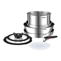 Jogo de Panelas Tefal Ingenio 4 Peças Inox Cabo Removível Jogo de Panelas Tefal Ingenio 4 Peças Inox Cabo Removível
