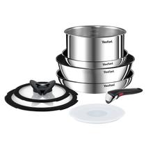 Jogo de Panelas Tefal Inox Fundo Triplo 4 Peças Ingenio Jogo de Panelas Tefal Inox Fundo Triplo 4 Peças Ingenio