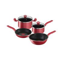 Jogo de Panelas Tefal So Chef 4 Peças Vermelho Jogo de Panelas Tefal So Chef 4 Peças Vermelho