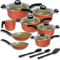Jogo de Panelas Teflon Antiaderente 11 Peças
