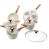 Jogo de Panelas Temperatti Indução Revestimento em Cerâmica com 5 pecas Jogo de Panelas Temperatti Indução Revestimento em Cerâmica com 5 pecas