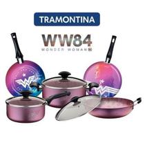 Jogo de Panelas Tramontina 5pç Mulher Maravilha Antiaderente Jogo de Panelas Tramontina 5pç Mulher Maravilha Antiaderente