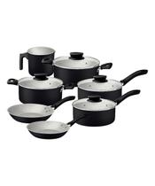 Jogo de Panelas Tramontina em Alumínio Starflon Max Preto 07 Peças