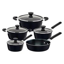 Jogo de Panelas Tramontina Glenz 5 peças - Cinza Stone