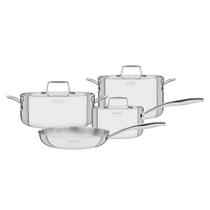 Jogo de Panelas Tramontina Grano em Aço Inox com Corpo Triplo 4 Peças