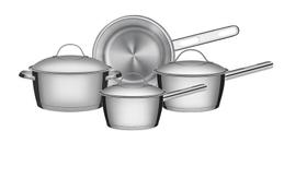 Jogo de Panelas Tramontina Inox 4 Peças Jogo de Panelas Tramontina Inox 4 Peças